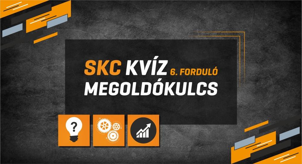 Megoldókulcs: SKC Kvíz – 6. Forduló